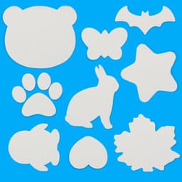 Selvklæbende reparationslapper til sofa, taske, autostol, møbler 5 ark Hvid