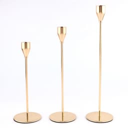 3 pakker julelysestake for hjemmeinnredning bar fest bryllup Gull
