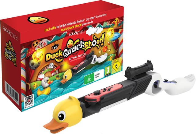 Maxx Tech Duck Quack Shoot! sett (Nintendo Switch) - Elkjøp
