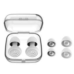 Bullerdämpande silikonproppar för sömn, snarkning, arbete, studier Vit