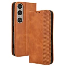 Plånboksfodral till Xperia 1 VI - Brun