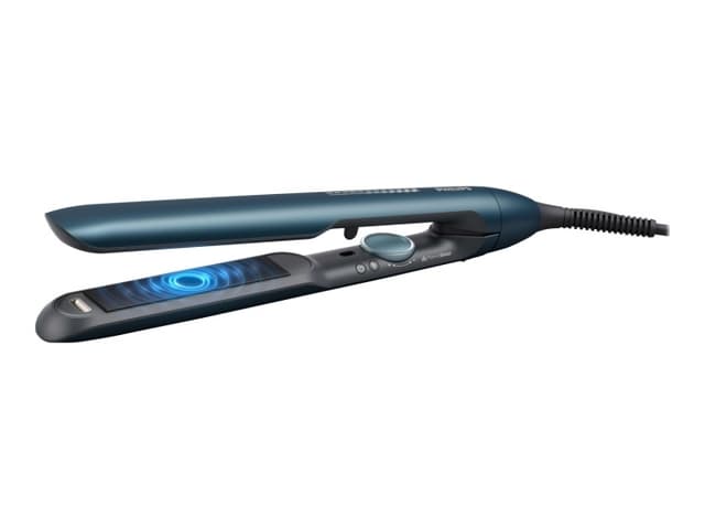 Philips metallgrön hårplattång BHS732