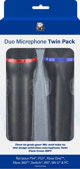Maxx Tech mikrofon 2-pakke