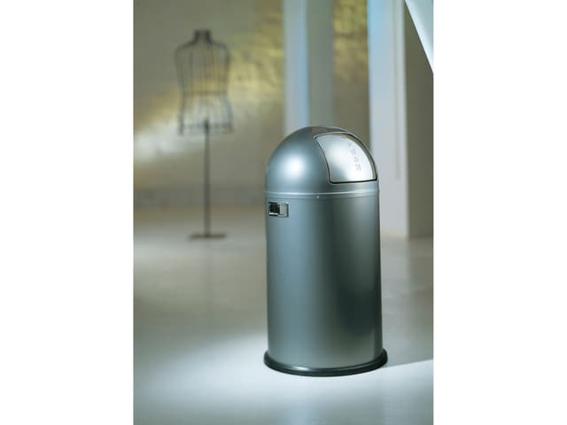 Wesco Pushboy Soptunna Dia 40 x 77,5 cm 50 liter Grafit