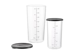 Beaker set w. lid