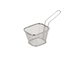 Mini fry basket 10x7.5 cm 18/8 stainless steel