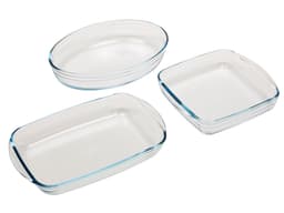 Dish 10 parts Clear Glass
