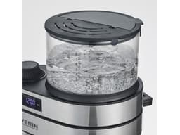 Severin Caprice Kaffetrakter 1450 watt Stål/Svart/Glass