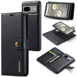 DG MING Google Pixel 8a 2-i-1 Magnet Plånboksfodral - Svart