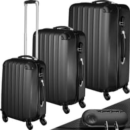 Kuffertsæt hardcase - sort