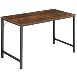 tectake Skrivbord Jenkins - Industriellt mörkt trä, rustikt, 140 cm