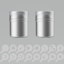 18-Delers Pulverrister Powder Shaker Set