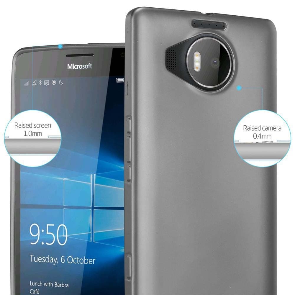 Cadorabo Case Compatible with Nokia Lumia 950 XL in Metallic ROSÉ Gold - Shockproof and Scratch Resistant TPU Silicone Cover - Ultra Slim Protective Gel Shell Bumper Back Skin