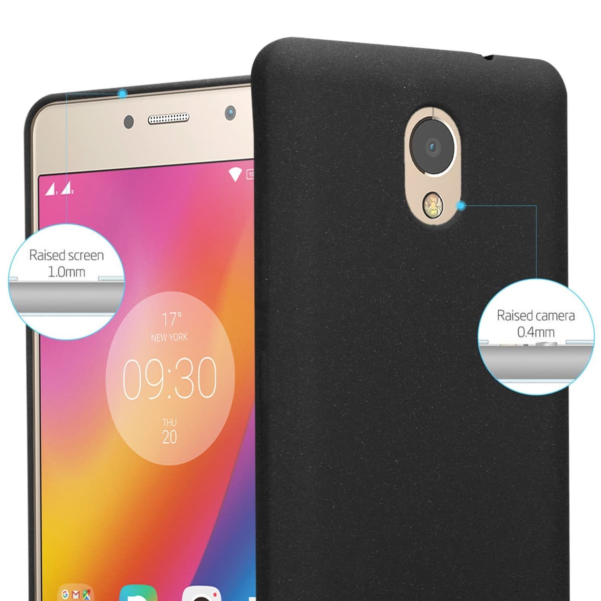 Deksel Lenovo P2 case (svart) - Elkjøp