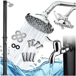 tectake Soldusch Tinto 42.5 x 15.5 x 221 cm Svart