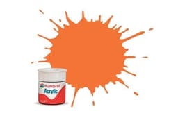 Akrylmaling oransje 14 ml - Klar erstatning