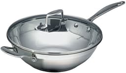 Scanpan Impact - wok-stekpanna, rostfritt stål, 32 cm