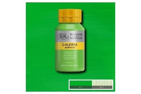 WINSOR Galeria Acrylic 500Ml Perm Green Light 483
