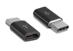 MicroUSB-B USB-C-sovitin, musta