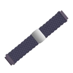 Nylon vevd klokkerem for Samsung og Huawei Grå 22mm
