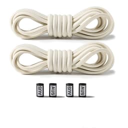 No Tie Skolisser Elastiske skolisser 2-par Beige