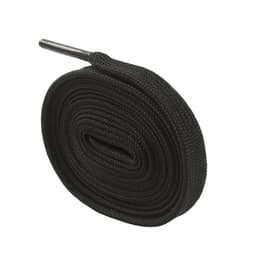 Polyester-bomuld flade snørebånd 5-par Sort S