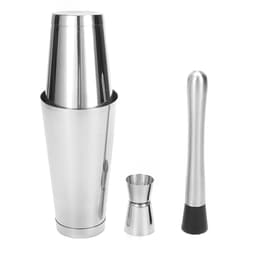 Cocktailsett i rustfritt stål, 800+600 ml