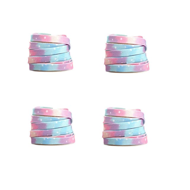 Tie-Dye trykte flate skolisser (2 par) Flerfarget 2