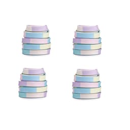 Tie-Dye trykte flate skolisser (2 par) Flerfarget 1
