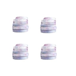 Tie-Dye trykte flate skolisser (2 par) Lilla