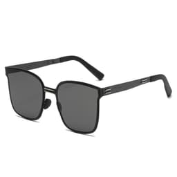 Solbriller med nylon polariserede linser Sort+grå
