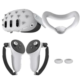 Meta Quest 3 tilbehør, controller greb cover, face cover Hvid
