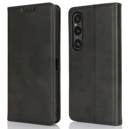 Sony Xperia 1 VI Suojakuori Lompakolle - Musta