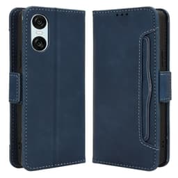 Sony Xperia 10 VI Kotelo PU-nahkainen Flip Folio Puhelimen Suojakotelo Useilla Korteilla