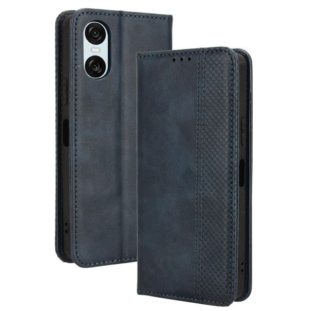 Wallet Stand Flip-telefonetui til Xperia 10 VI - Blå