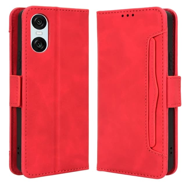 Sony Xperia 10 VI Kotelo PU-nahkainen Flip Folio Puhelimen Suojakotelo Useilla Korteilla