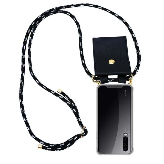 Huawei P30 Skal Fodral Kedja (Svart)