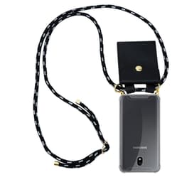 Samsung Galaxy J7 2018 Skal Fodral Kedja (Svart)