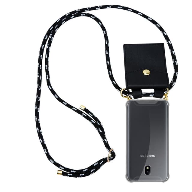 Samsung Galaxy J7 2018 Skal Fodral Kedja (Svart)