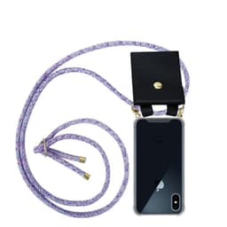 iPhone X / XS Skal Fodral Kedja (Lila)
