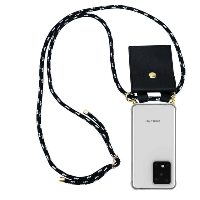 Samsung Galaxy S20 ULTRA Skal Fodral Kedja (Svart)