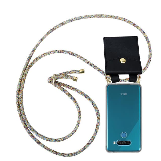 LG Q60 Skal Fodral Kedja (Gul)