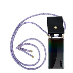 Samsung Galaxy A90 5G Skal Fodral Kedja (Lila)