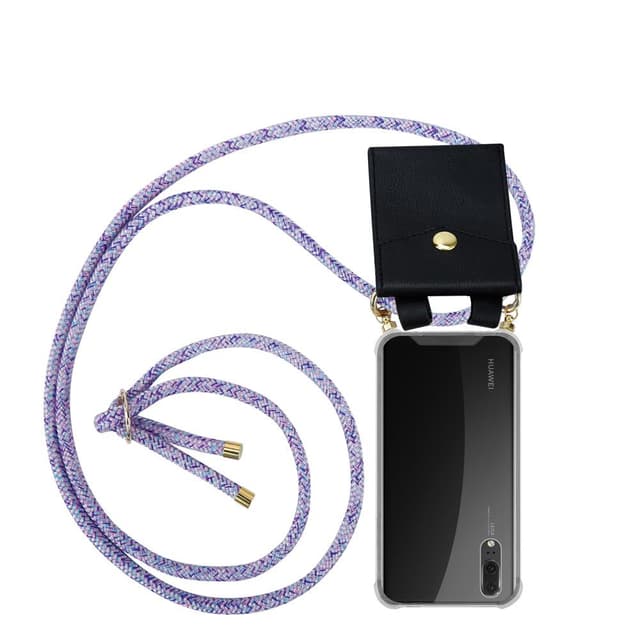 Huawei P20 Skal Fodral Kedja (Lila)