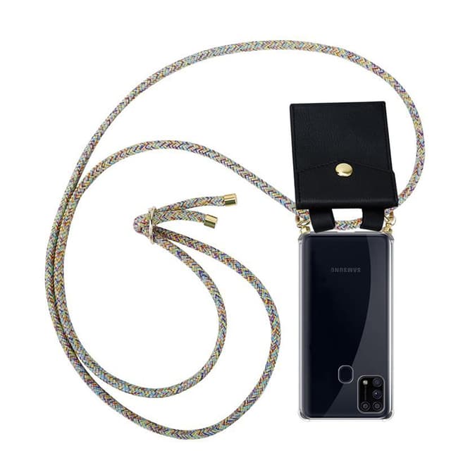 Samsung Galaxy M31 Skal Fodral Kedja (Gul)