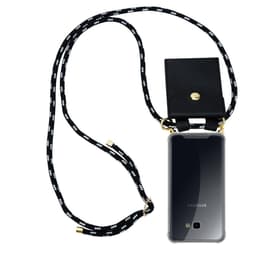Samsung Galaxy J4 PLUS Skal Fodral Kedja (Svart)