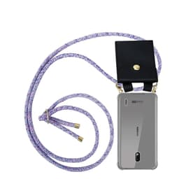 Nokia 2.2 Skal Fodral Kedja (Lila)
