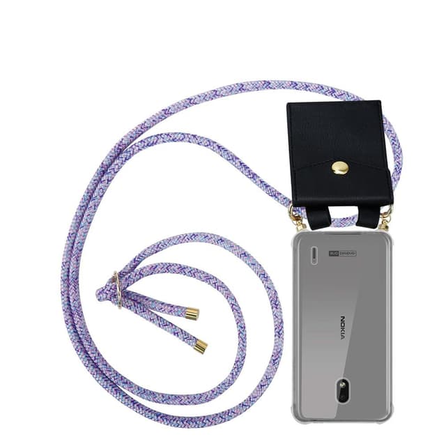 Nokia 2.2 Skal Fodral Kedja (Lila)