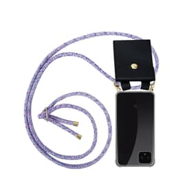 Google PIXEL 4 XL Skal Fodral Kedja (Lila)