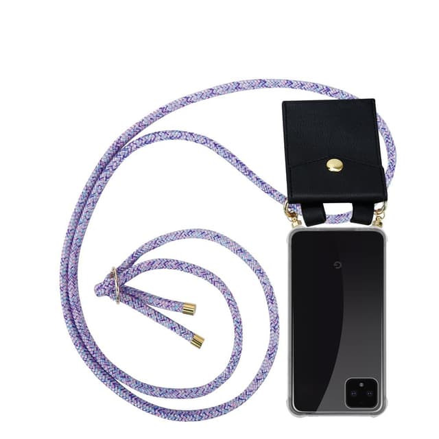 Google PIXEL 4 XL Skal Fodral Kedja (Lila)